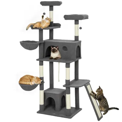 Arbre à chat tour de jeux pour chat avec griffoir
