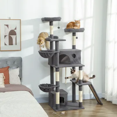 Arbre à chat tour de jeux pour chat avec griffoir