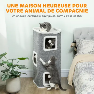 Tour pour chat 4 niveaux