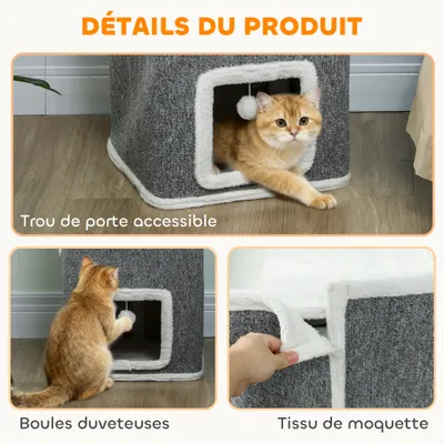 Tour pour chat 4 niveaux