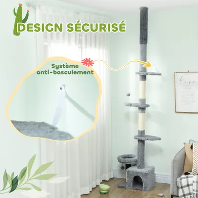 Arbre à chat du sol au plafond