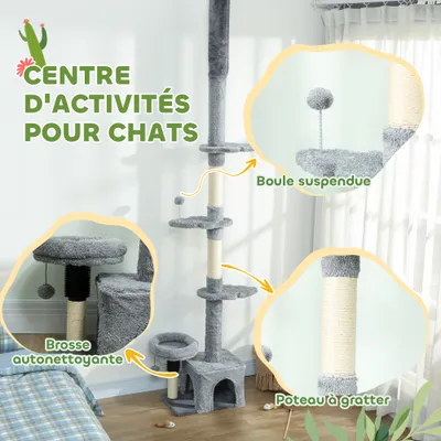 Arbre à chat du sol au plafond