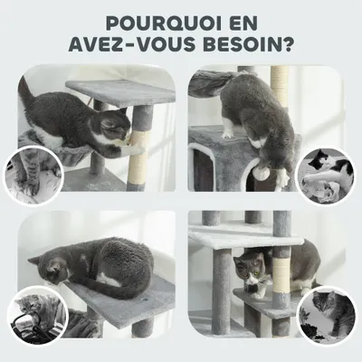 Arbre à chat tour de jeux pour chats centre d'activités