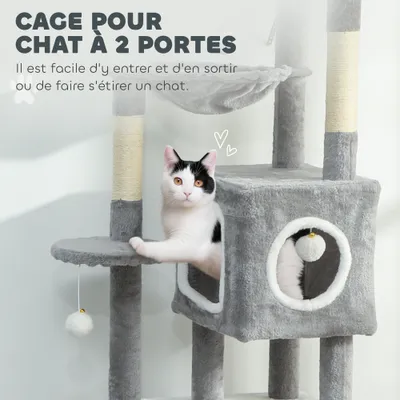 Arbre à chat tour de jeux pour chats centre d'activités
