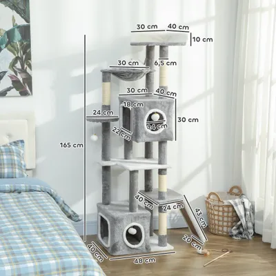 Arbre à chat tour de jeux pour chats centre d'activités