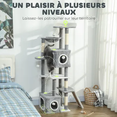 Arbre à chat tour de jeux pour chats centre d'activités