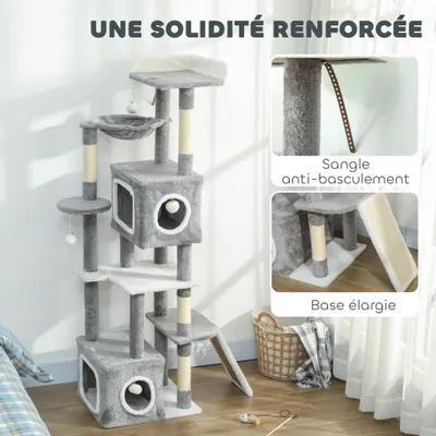 Arbre à chat tour de jeux pour chats centre d'activités