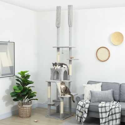 Arbre à chat du sol au plafond griffoir pour chat