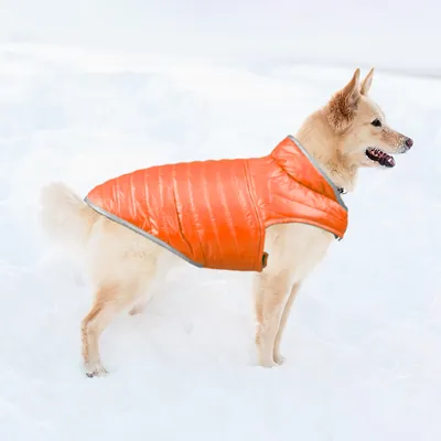 Manteau matelassé réversible pour chien