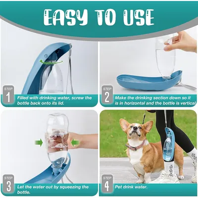 UAMLY bouteille d'eau portable pour chiens