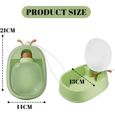 Gourde portable pour chien, distributeur d'eau de voyage