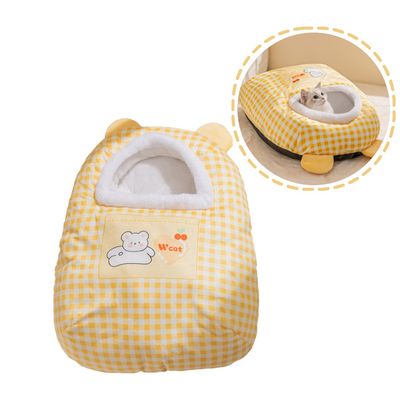 IntiMeg Sac de sommeil pour chat, chaud en hiver