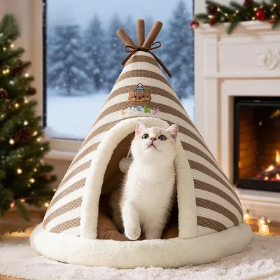 Tente pour chat, avec coussin épais Tente pour chat, avec coussin épais