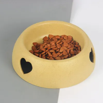Gamelle pour chat en plastique, antidérapante