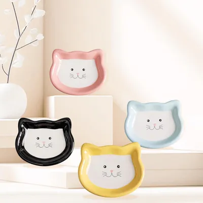 Gamelle Chat Ceramique avec Base Antidérapante