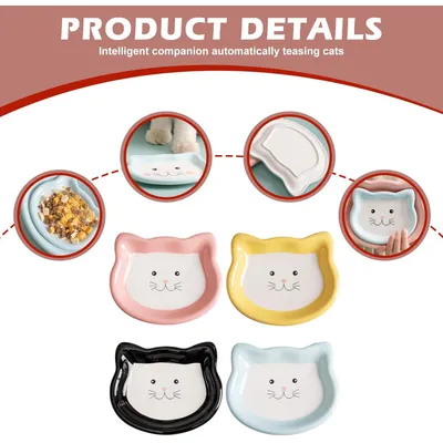 Gamelle Chat Ceramique avec Base Antidérapante