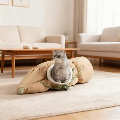 IntiMeg Tunnel interactif et pliable pour chats