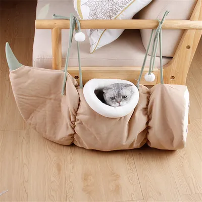 IntiMeg Tunnel interactif et pliable pour chats