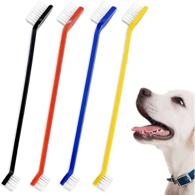 Brosse à Dent pour Chien et Chat, Anti Plaque Dentaire