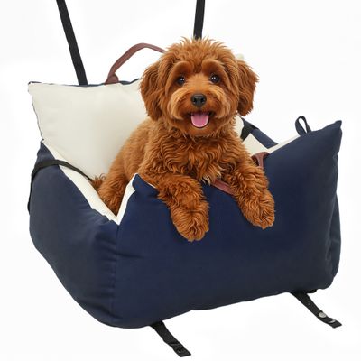 Siège auto pour chien avec ceinture pour chien rembourré