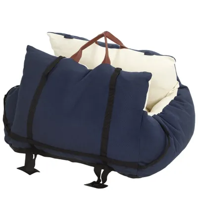 Siège auto pour chien avec ceinture pour chien rembourré
