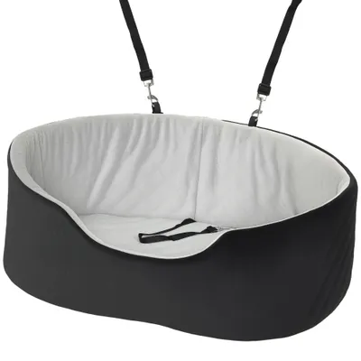 Siège auto pour chien avec ceinture