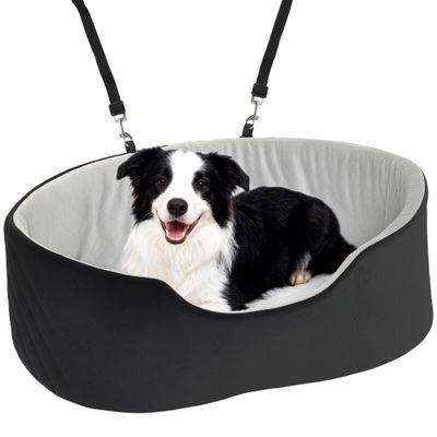 Siège auto pour chien avec ceinture