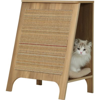 zolux - Console griffoir Boréal 3 en 1 beige L pour chat