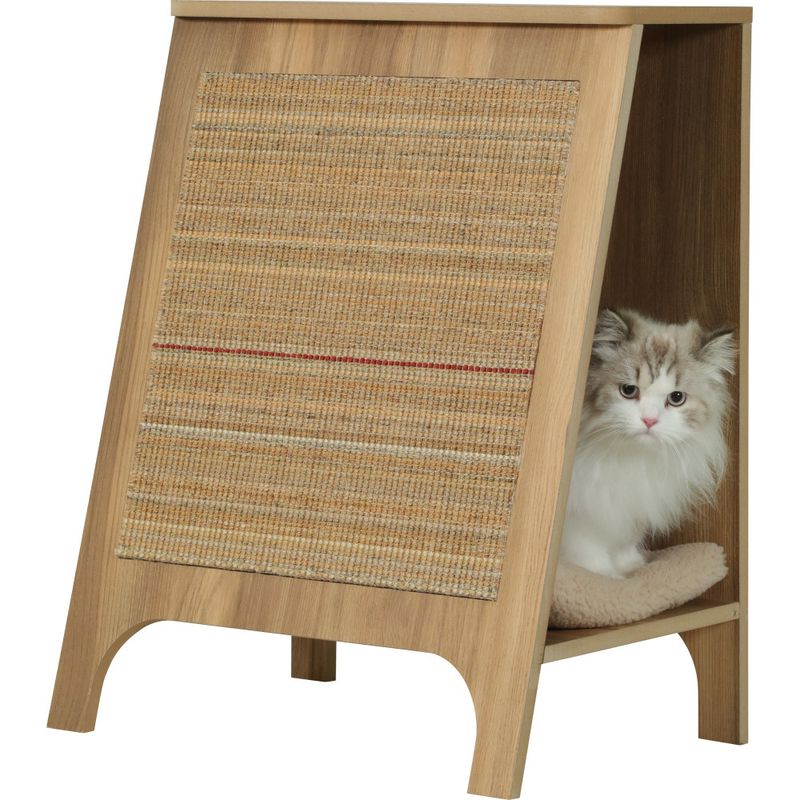 zolux - Console griffoir Boréal 3 en 1 beige L pour chat