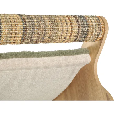 zolux - Chaise longue Boréal vert pour chat max 5 kg