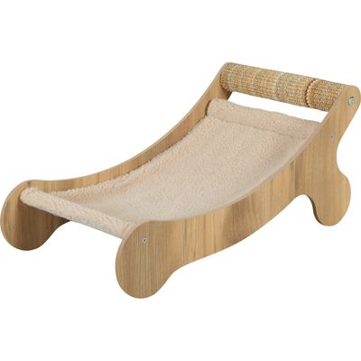 Chaise longue Boréal beige pour chat max 5 kg