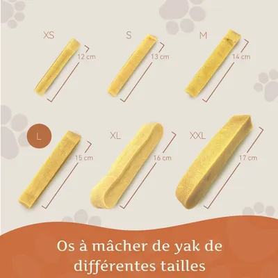 Wildfang Fromage à mâcher - bâton à mâcher au fromage à pâte dure