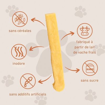 Wildfang Fromage à mâcher - bâton à mâcher au fromage à pâte dure