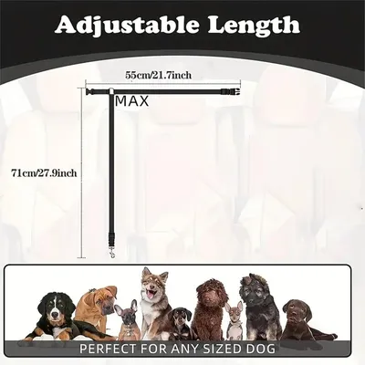 KPYTE Ceinture de sécurité pour chien en voiture