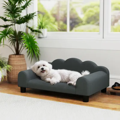 Canapé pour chien avec dossier et accoudoirs Canapé pour chien avec dossier et accoudoirs