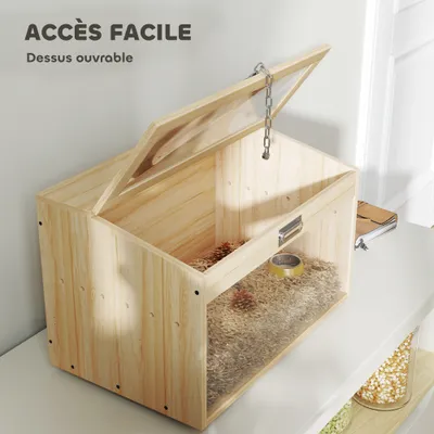 Cage en bois pour hamster