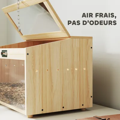 Cage en bois pour hamster