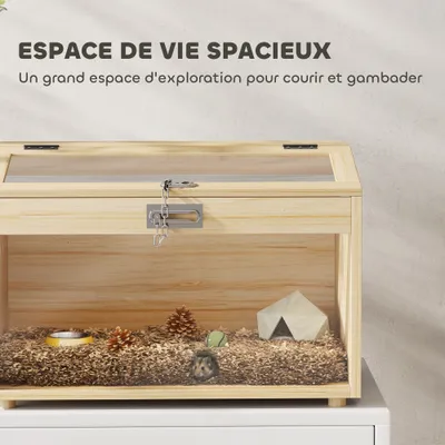 Cage en bois pour hamster