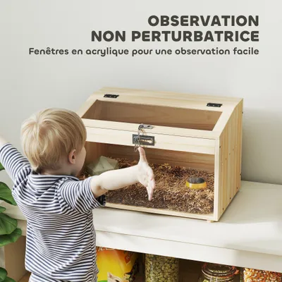Cage en bois pour hamster