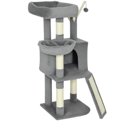 Arbre à chat avec griffoir et tapis en sisal