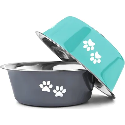 Gamelle pour chien en acier inoxydable