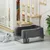 Bac à litière pour chat en acier inoxydable de 85 litres Bac à litière pour chat en acier inoxydable de 85 litres