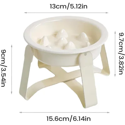 KPYTE Gamelles anti-ingestion pour chats et chiens