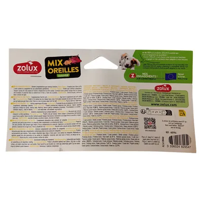 Friandises naturelles mix 8 Oreilles 150 g pour chien