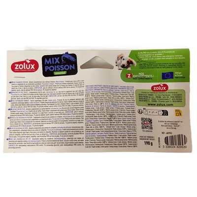Friandises naturelles mix au Poisson 190 g pour chien