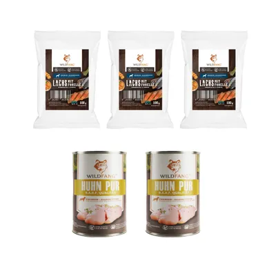 Wildfang Gourmet Box Adulte - Aliments secs et humides - Pur poulet