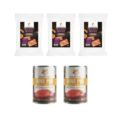 Wildfang Gourmet Box Adulte - Aliments secs et humides - Pur Boeuf