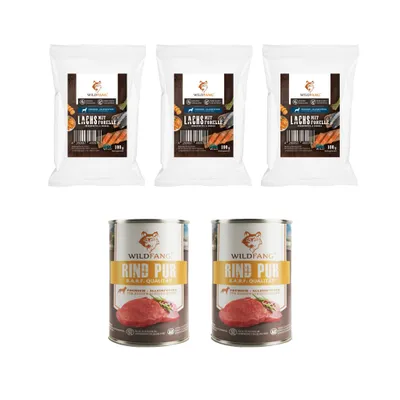 Wildfang Gourmet Box Adulte - Aliments secs et humides - Pur Boeuf