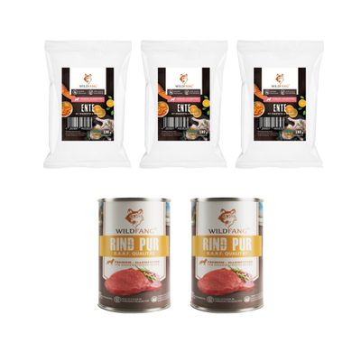 Wildfang Gourmet Box Adulte - Aliments secs et humides - Pur Boeuf