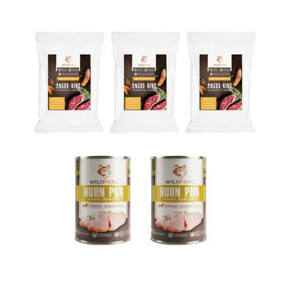 Wildfang Gourmet Box Adulte - Aliments secs et humides - Pur poulet